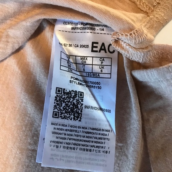 Guess Embroidered Crop Top Small Pink - Picture 8 of 8